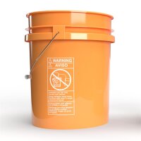 Magic Bucket Wascheimer 5 US Gallonen (ca. 20 Liter) Orange